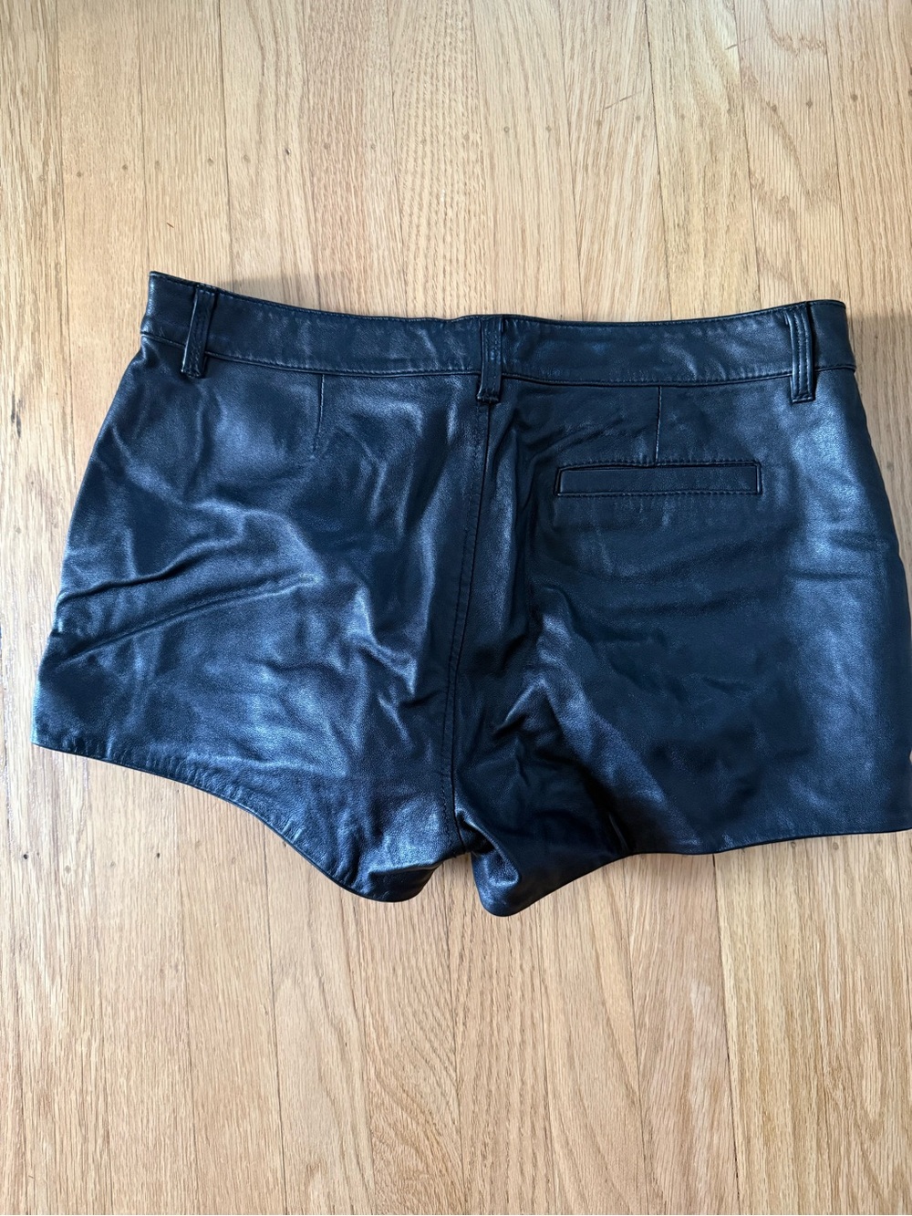 Joie Lamb Leather Shorts - Picture 4 of 6